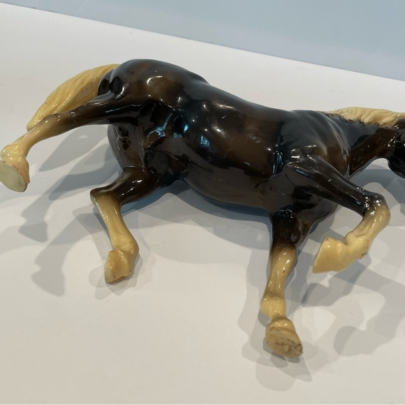 Vintage Breyer #201 Hickory Charcoal Glossy Arabian Stallion Horse - Picture 7 of 12